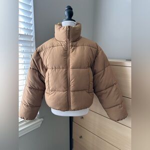 H&M Tan Puffer Jacket